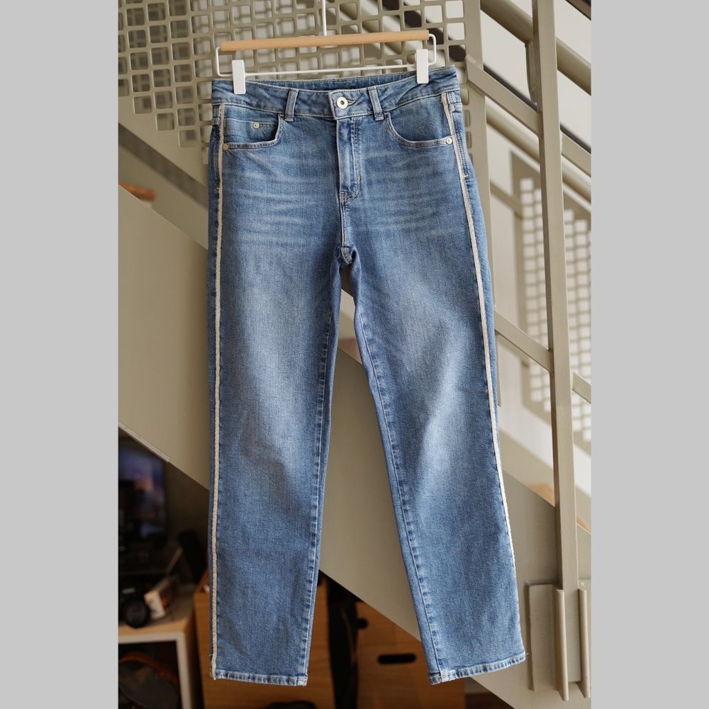 Massimo Dutti Slim Cropped Jean